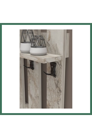 En-cag Country Duvar Askılığı Beyaz 60 Cm Bss