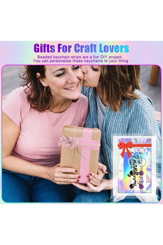 Gatherco 20 Adet Boncuklu Anahtarlık Çubukları, Kendin Yap Anahtarlık Yapımı İçin Boş Boncuklu Anahtarlık Aksesuarları, Kişiselleştirilmiş El Sanatları Hediyeleri