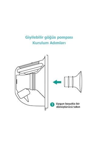 Babyhope Göğüs Pompası Kalkanı Silikon Flanş Küçültücü 13-15-17 MM 3'lü Set