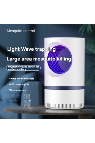 Hangfox Ev İçi Led Muslukötücü - Usb + Adaptörlü, 8 Led Işık, 0-100 M² Etki Alanı, A06 Beyaz, Akıllı Ötü Yakalama Ve Dehidrasyon Teknolojisi