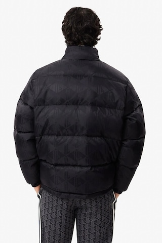 Lacoste Men S Waterrepellent Monogram Jacquard Down Black Jacket Erkek Suitici Mont Siyah Siyah