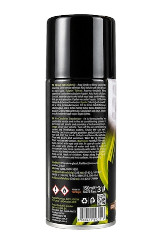 Ebrayn Araç İçi Ve Klima Koku Giderici Arya 150 Ml - Klima Bombası