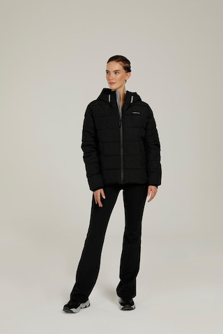 Lumberjack Sn31 Apreski Coat Siyah Bayan Mont 001