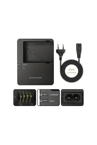 Xuweiwei Edekoy Lc-e8eu Şarj Cihazı Sony A7 Iıı A7 Iv 100-240v 2.4a Hızlı Şarj Kompakt Seyahat Led Göstergeli Metalik Kaplama