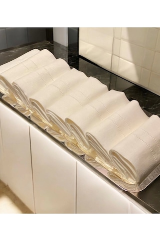 Doğal Keten Havlu 4 Lü Diğer