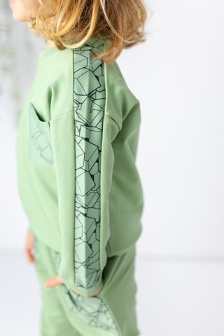 Zeyland Erkek Çocuk Cep Detaylı Sweatshirt-yesıl Yeşil