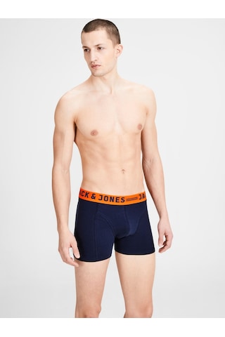 Jack & Jones Jack&Jones Jaclichfield Trunks 3'Lü Erkek Boxer 12113943-741 001