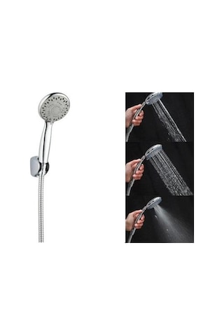 Büro Ev Ofis Banyosu İçin 3 Fonksiyonlu Terapi Etkili Duş Başlığı Seti Diğer