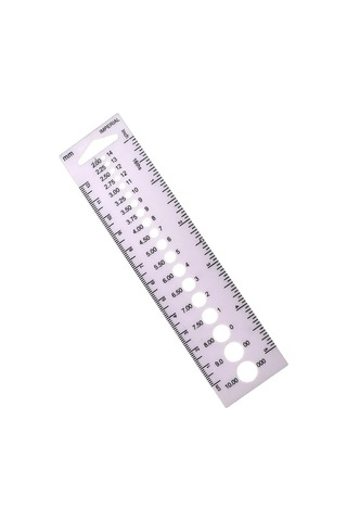 Örgü Şişleri İçin Ölçüm Cetveli Pratik Örgü Şişleri Ölçü Tablosu