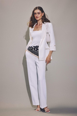 Defacto Oversıze Basic Blazer Beyaz Ceket C3215ax26auwt34 Beyaz-wt34