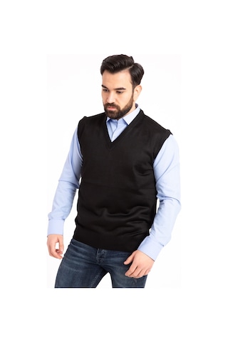 Erkek İnce Yün Triko Örgü Regular Kalıp Baba Süveter 5120 - S