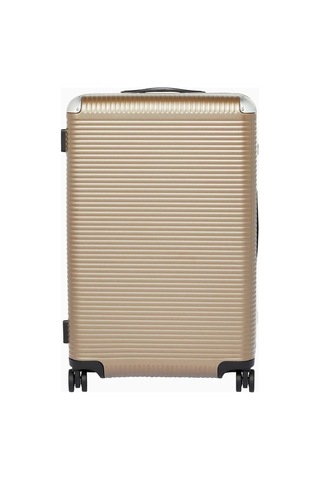 Fpm Milano Fpm Milano Bank Light Spinner 76 Büyük Boy, Deri Detaylı Tasarım Valiz Bavul & Valiz Kahverengi