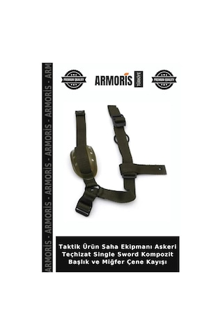 Armoris Taktik Ürün Saha Ekipmanı Askeri Teçhizat Single Sword Kompozit Başlık Ve Miğfer Çene Kayışı