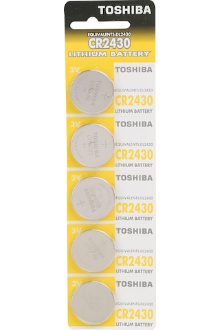 Toshiba CR2430 3V Lityum Pil 5'li