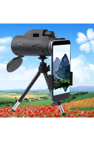 Triline 80x Dürbün Zoom Tek Göz Monoküler Hd El Teleskopu