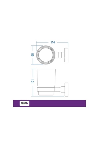 Q1 Diş Fırçalık Krom A.2704 Krom