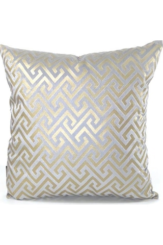 Mrs.Gugar Luxury Gri Kare Kırlent Kılıfı