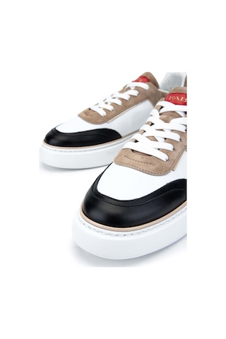 Fabi Erkek Hakiki Deri Beyaz/kum/siyah Sneakers & Spor Ayakkabı 510 Fu0828b Erk Ayk Y24 Bıanco/sabbıa/nero Çok Renkli