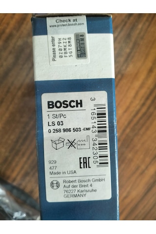 Mercedes W124 R129 W202 W210 W140 Egzoz Sensörü Bosch