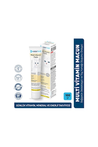 Onevet Kedi Maltı 100 gr Multivitamin Malt Macunu