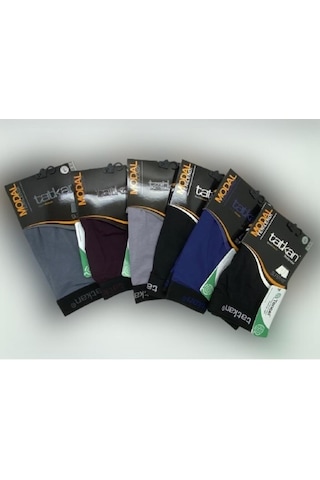 Tatkan Erkek Modal Karışık Renkli Boxer 6 Adet 001 Tatkan Erkek Modal Karışık Renkli Boxer 6 Adet 001