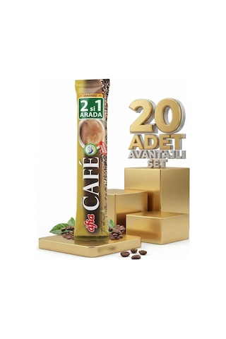 Afia 2si 1 Arada Kahve 20x14 Gr Hazır