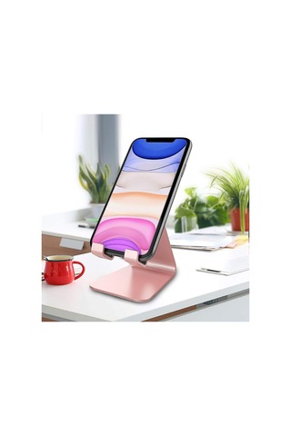 Telefon Tutucu, Cradle Alüminyum Masaüstü Standı, 3,5 İla 8 İnç Arası Çeşitli Cihazlarla Uyumlu