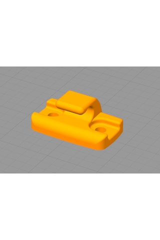 Volvo 240 Güneşlik Gölgelik Tutucu Klips - 3d