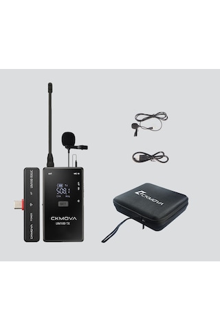 Ckmova Um100 Kit 3 Type C Girişli Kablosuz Yaka Mikrofon Seti