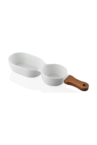 The Mia Woody Porselen Servis 35x10 Cm