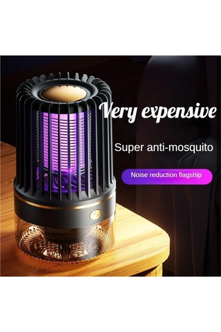 Jialan Uv Bug Işık Usb Şarj Edilebilir Elektrikli Fly Tuzak İç