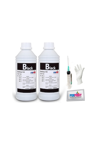 Canon Pıxma Gm2040 Yazıcı Uyumlu Gı-40 Forprint Dolum Seti 2x1000ml Siyah