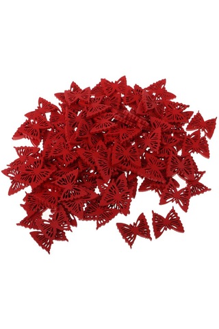 Homyl Dıy Craft Scrapbooking Için 100 Parça Kelebek Şekli