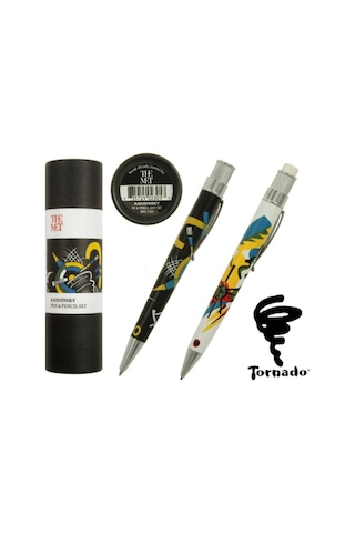 Retro 51 The Met Kandinsky Roller Kalem-mekanik Kurşun Kalem 1.15 Mm Seti Mrs-2123 Çok Renkli