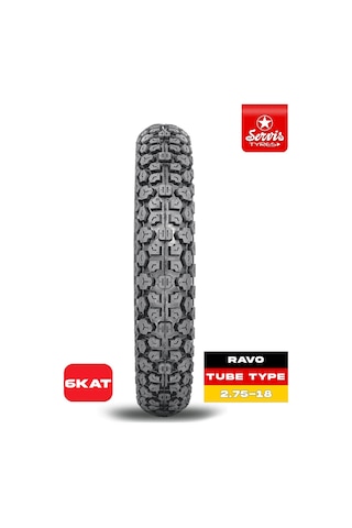 2.75-18 Tyres Ravo Cross Tt 6 Kat Uyumlu
