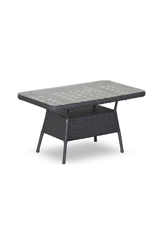 Btkconsept Sirius Model 2+1+1 Masa Rattan Bahçe Ve Balkon Takımı Antrasit