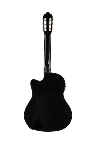 Valencia Vc104Tcebk Elektro Klasik Gitar Sap Çelikli 4/4 Siyah