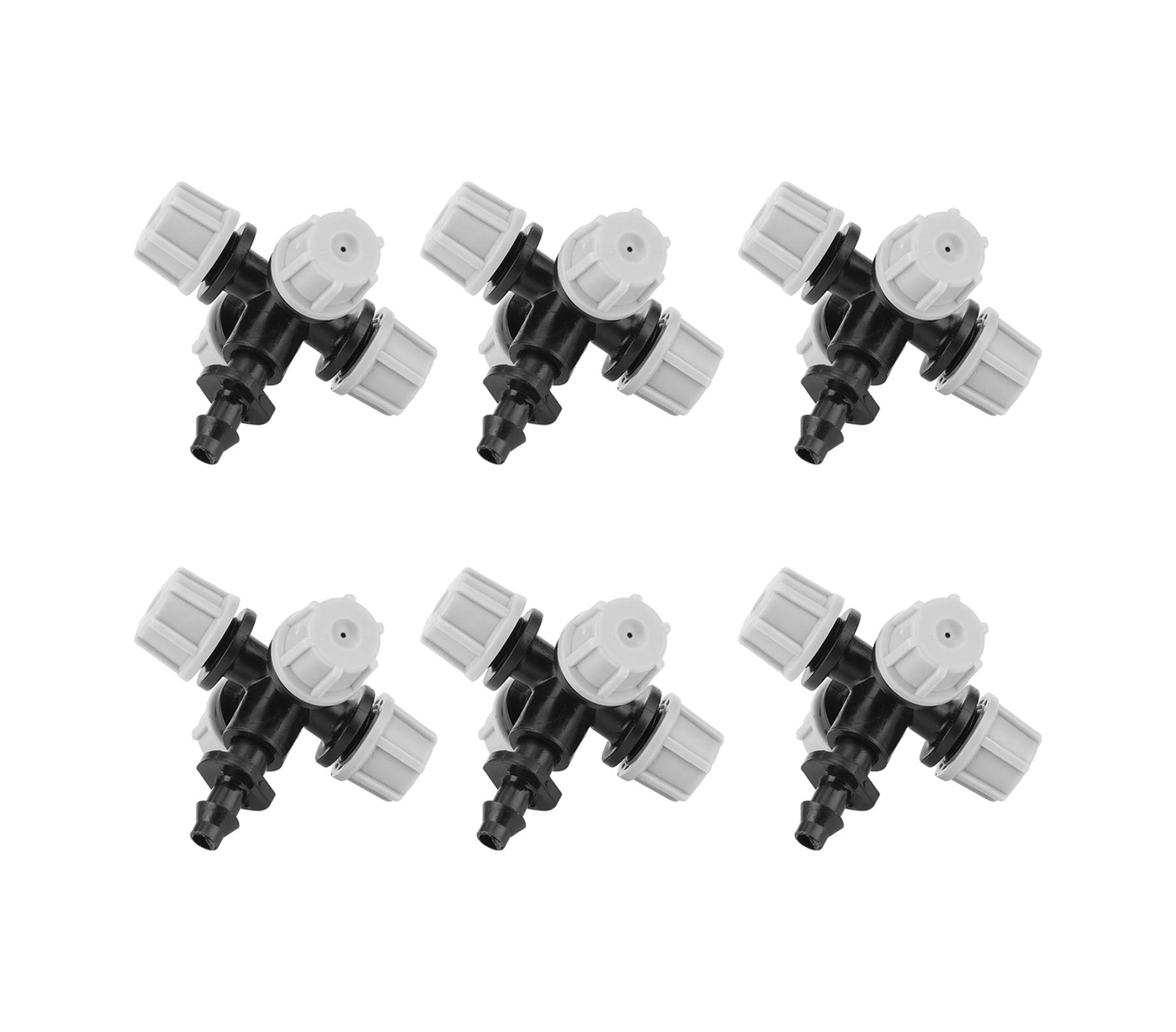 Vkemall 20 Adet Abs Atomize Sprey Sulama Başlığı - Dairesel 1.5-2m Yayılma, 10-50l/saat Tüketim, Bahçe/seracılık/çimlendirme İçin