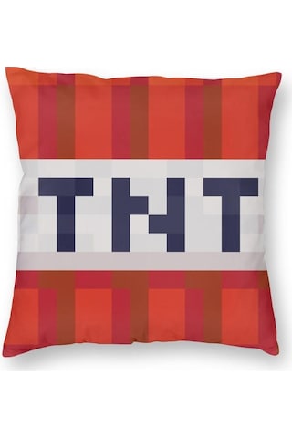 Minecraft TNT Pillow Yastık Peluş Oyuncak 45CM