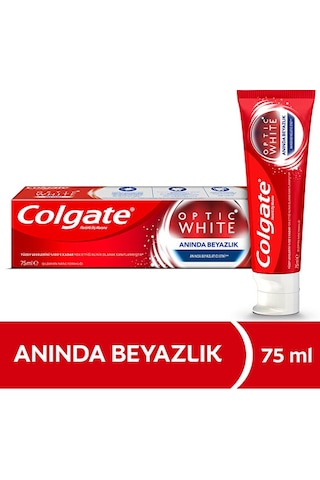 4 Adet Colgate Diş Macunu 75 Ml Optik Beyaz Anında Beyazlık