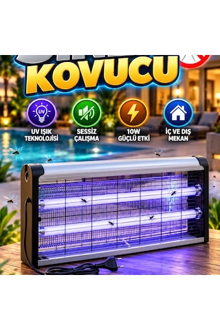 10w Uv Işıklı Elektrikli Sinek Öldürücü Lamba Sessiz Çalışan Haşere Kovucu