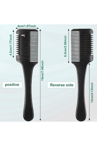 Jilet Tarak İnce Saç Tarağı Kuaförlük Jilet Tarak Saç Kesimi