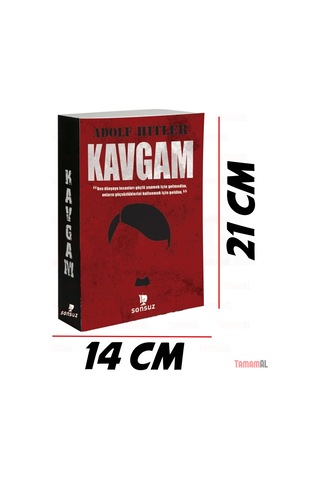 Adolf Hitler / Kavgam Tam Metin / 540 Sayfa / Sonsuzkitap