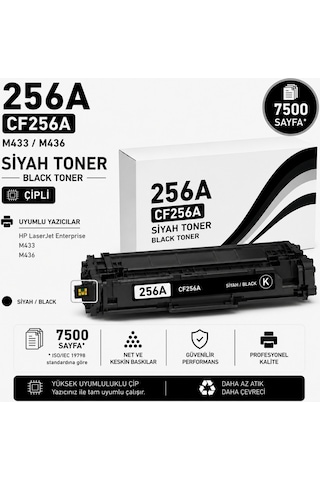 Hp 256a-cf256a-m433-m436 Siyah 7500 Sayfa Hp 256a-cf256a-m433-m436 Siyah 7500 Sayfa