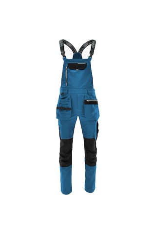 Sara Workwear Monter Askılı Tulum Mavi/siyah