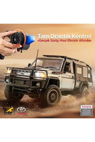 Mn Model Mn82s 1/12 Supertourer Toyota Land Cruiser Lc79 4wd Rc Model Uzaktan Kumandalı Araba Crawler Offroad Truck Rtr Lisanslı Gümüş+dahili Işık Seti Mn82-s Mnmodel/mn82s-sılver