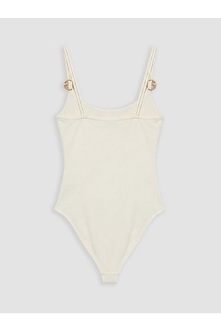 Lcw Vision Ekru U Yaka Kadın Bodysuit