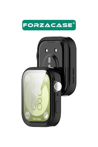 Forzacase Huawei Watch Fit 4 Pro İle Uyumlu Önü Kapalı Ekran Korumalı Silikon Kılıf - Fc010