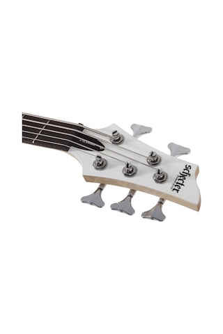Schecter C-5 Deluxe 5 Telli Bas Gitar Satin White