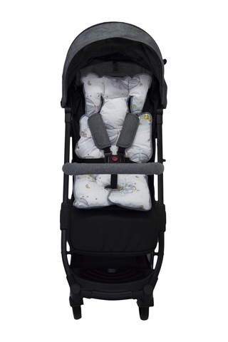 Ezh 8010 Puset ve Oto Koltuğu Minderi Beyaz-Gri